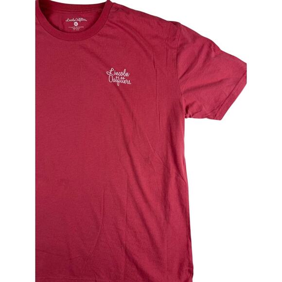 Lincoln Outfitters Fall T-Shirt XL Red Autumn Sayings Short Sleeve Cotton - Picture 9 of 9